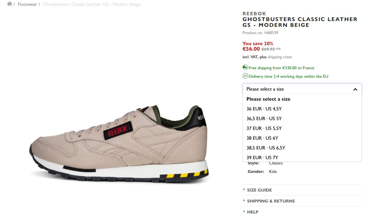 Reebok classic shop leather gs