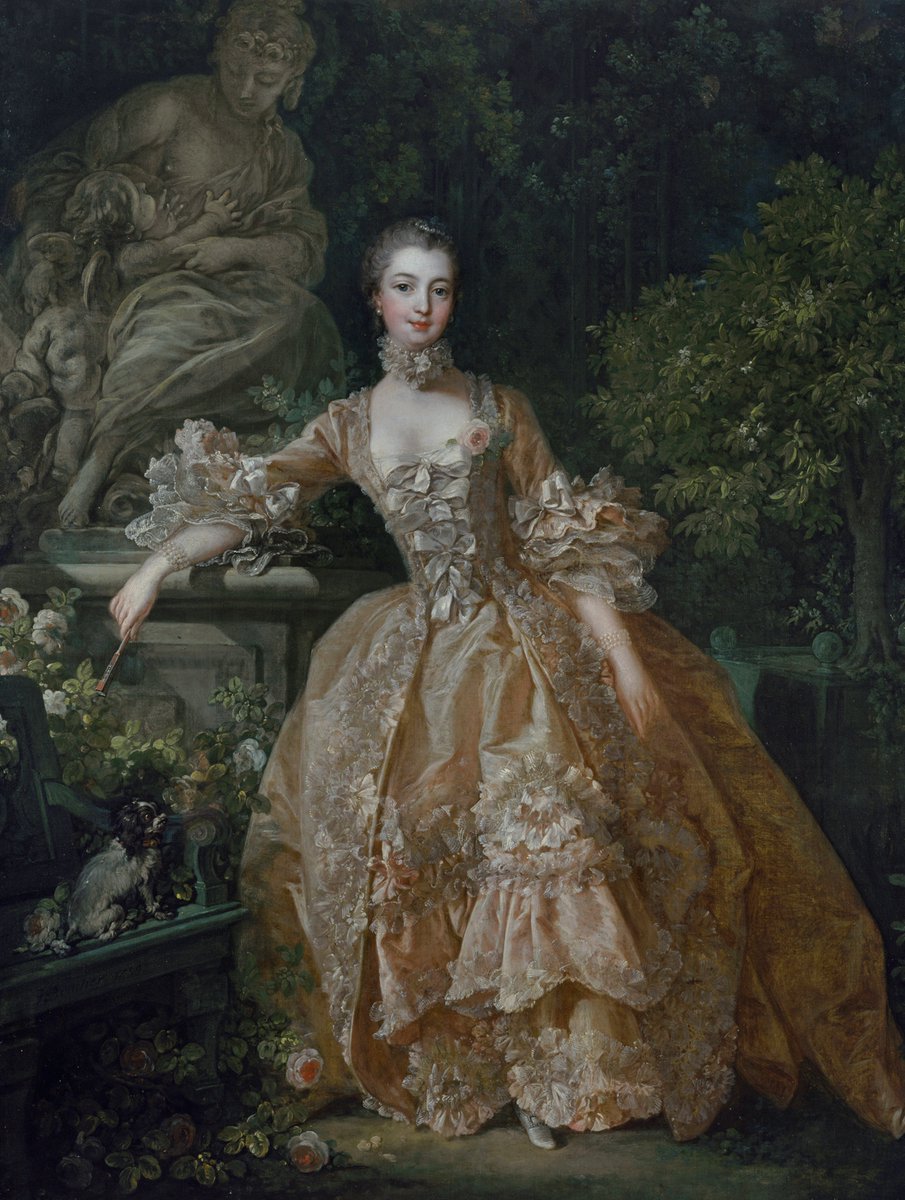 Great patron of the arts and mistress to Louis XV, #MadamedePompadour was born #onthisday 1721. 

This painting, by French artist #FrançoisBoucher, was painted in 1759.⁠ 

Discover more here: bit.ly/37p3O7Y