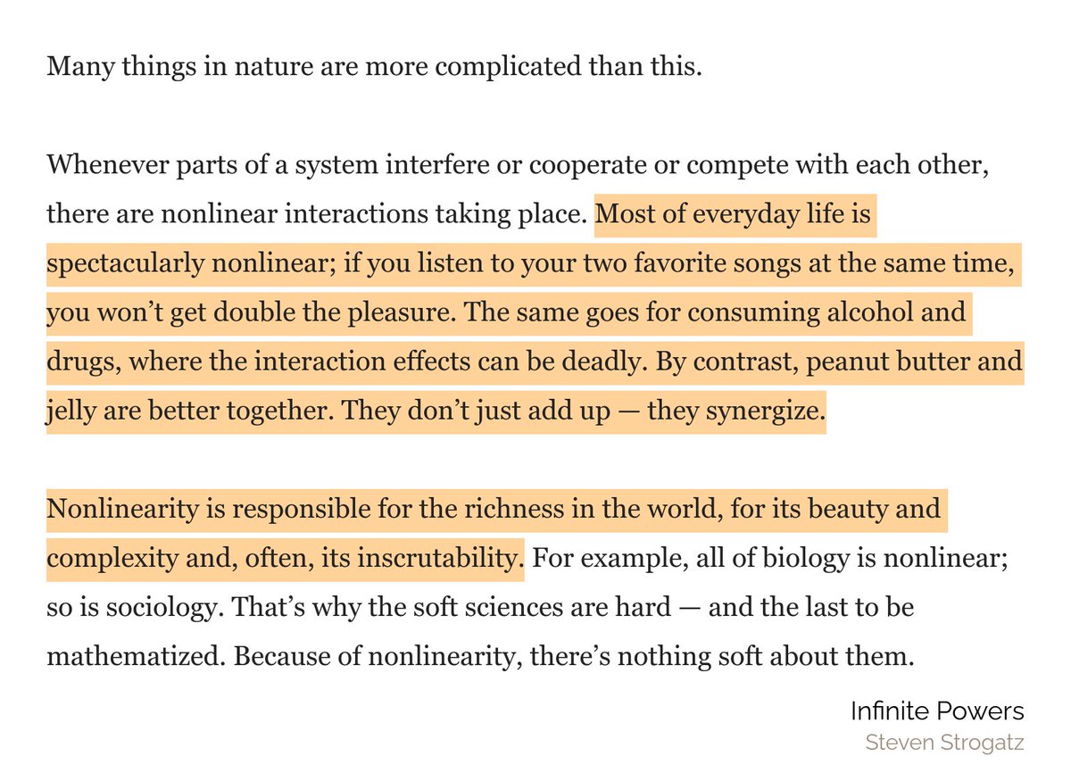 Turns out I already had a fascination with the concept of nonlinearity without knowing the term for it. Now I've got the terminology, I'll be doing some more reading!