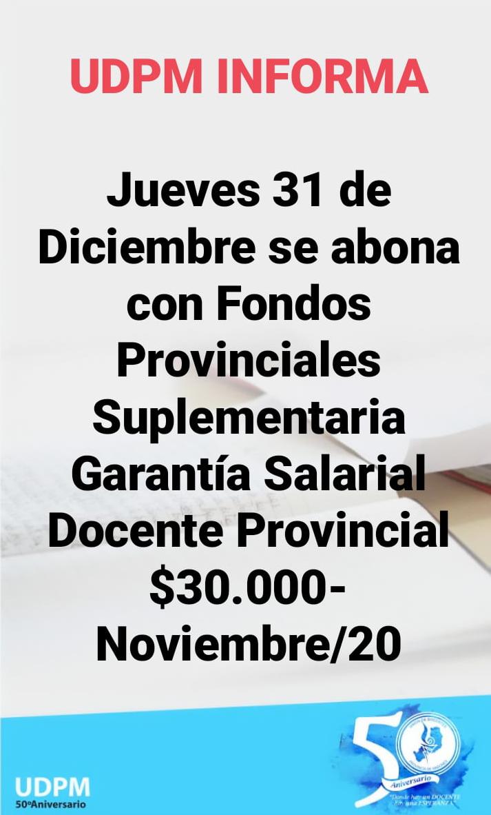 Atentos colegas⚠️ este jueves se abona suplementaria y garantía salarial..