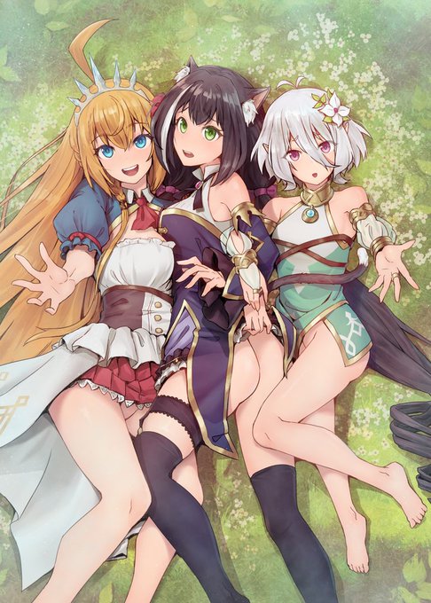 美食殿【エアコミケ2新刊表紙】C98で出すつもりだった新刊。コロナの影響で延々と延期になった新刊。ようやくエアコミケ2で頒布することに決めました。サンプル他の情報は個人サイトに参照プリコネR #コッコロ  #ペコリーヌ #キャル 