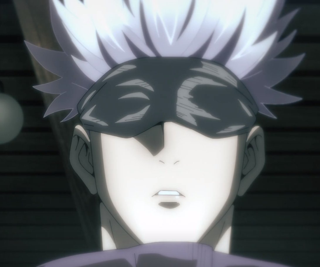 stare at gojo satoru's lips for clear skin 