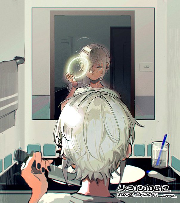 「洗面所 鏡」のTwitter画像/イラスト(古い順)