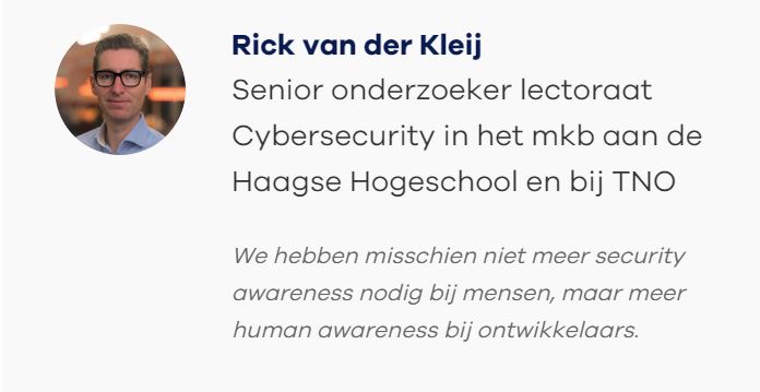 TNO_pers's tweet photo. “Hoe mensen zeggen dat ze zich online gedragen is niet altijd hetzelfde als wat ze doen. developers moeten daar rekening mee houden” zegt RickvdKleij van #TNO in de security awareness podcast van @Infosequre #cybersecurity https://t.co/AaYrTOckzM https://t.co/gXs4Exybkn