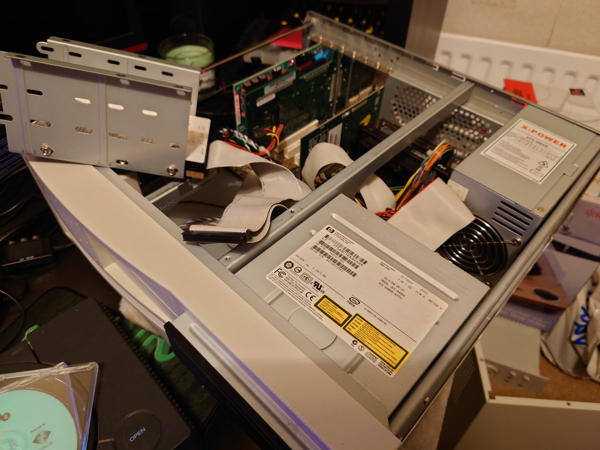 Bit of maintenance before I continue :( Also adding a network card, floppies are not fun.