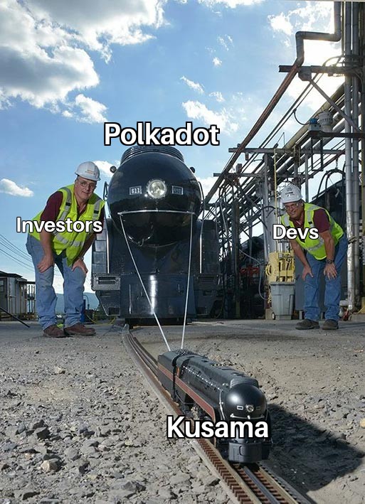 CatEuphoric's tweet photo. Jump on the Kusama train and be ready for futuristic things provided by our lord @gavofyork

$KSM $DOT #Kusama #Polkadot https://t.co/YmjSShX7F8