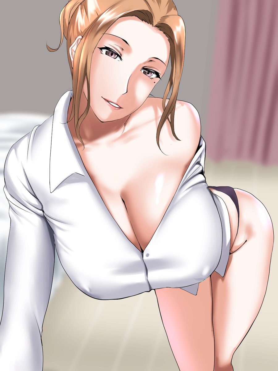 グリム童話に出てくる裸ワイシャツおっぱい魔女 