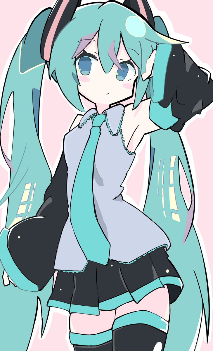 初音ミク 「#2020年自分が選ぶ今年の4枚 
オラもっと強くなりてぇんだ 」|なおのイラスト