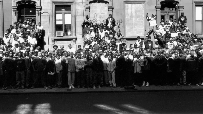 1. Harlem 1998 The Greatest Day In Hip-Hop History CoverThis was a tribute to a 1958 picture based on Harlem too but on Jazz musicians with 57 Jazz Musicians but on this image we see the prolific spitters of the age from Wu-Tang, The Roots, De La Soul, ATCQ, and many more.