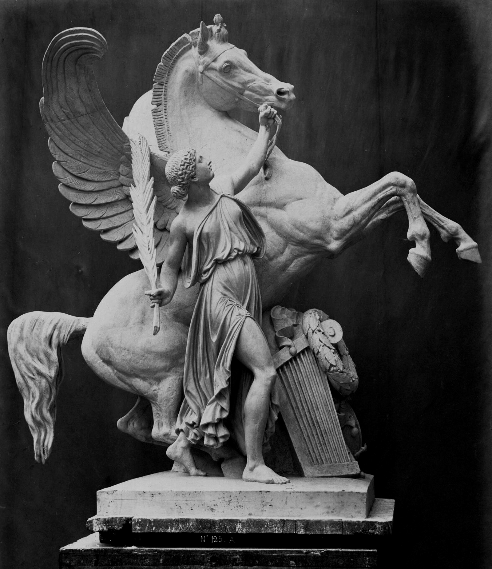 artnau on X Renown holding back Pegasus by Eugene Louis Lequesne 1815 1887 https t Ymf1cjiJpy X