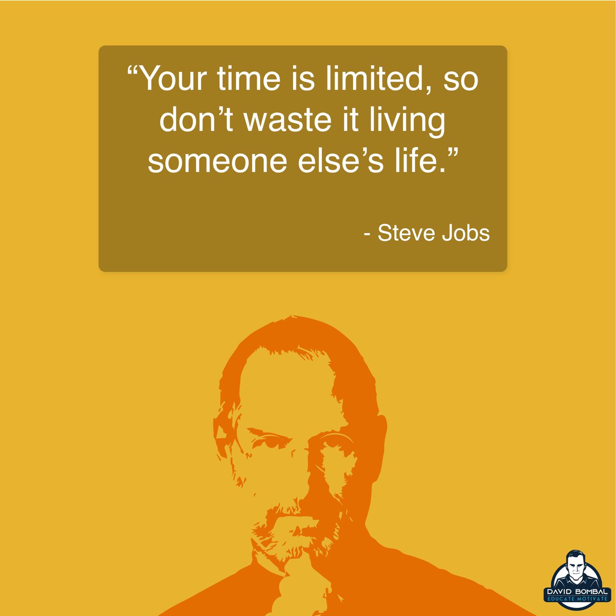 Your time is limited, so don't waste it living someone else's life.

#DailyMotivation #inspiration #motivation #bestadvice #lifelessons #changeyourmindset