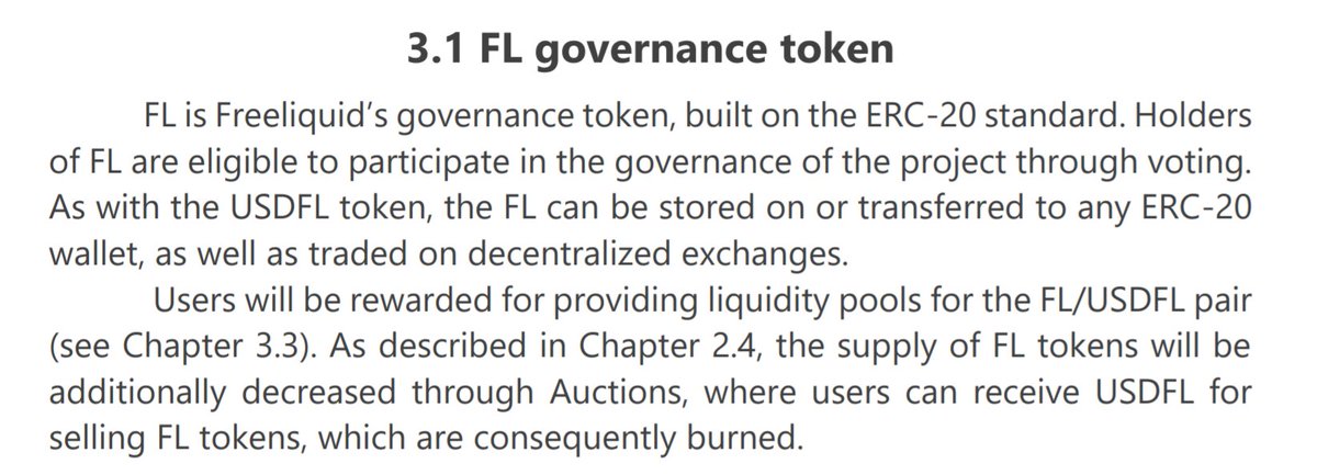 Quick Overview of both tokens: $USDFL - Free liquid native stable coin soft pegged to the US dollar.- Supply issued through with collateral. $FL - The Free Liquid governance token.- Fair launch, 1 million max supply and issued over 2 years.