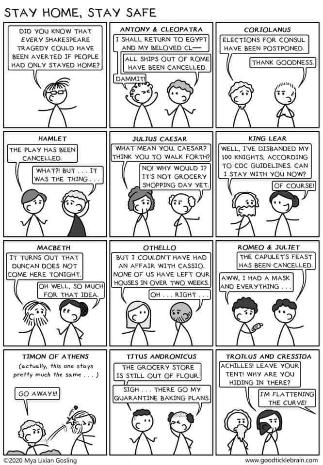 As we continue to wait in the wings for our next grand entrance, here’s a little something to consider...

Best wishes to all.