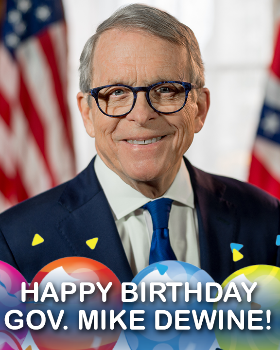 Happy birthday Governor Mike DeWine! 