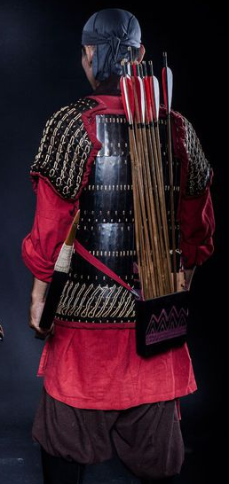 櫜 *kɯːw (gāo): quiver for arrows