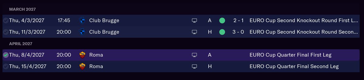Going to finish mid-table in the league, so this is where the drama is. HERE. WE. GO.
