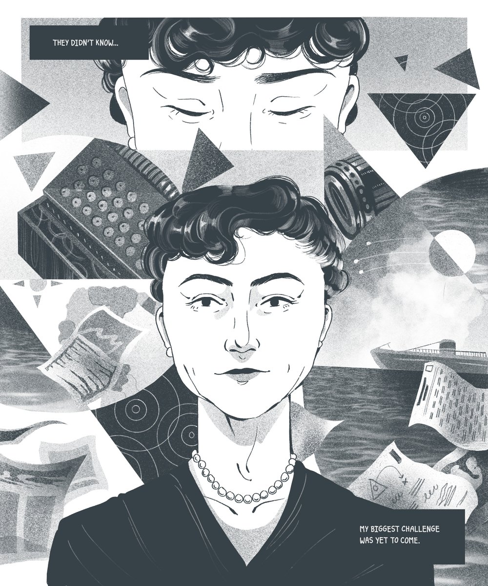 (6/6) This comic was made for PBS' new American Experience documentary about Elizebeth Smith Friedman! Thank you to Kirstin Butler and @chadbowers for the writing :^) 
