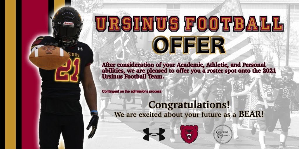 RealFrianBreind's tweet photo. Extremely blessed to receive my sixth offer from Ursinus College! #AGTG #GoBears @Jackmuldoon75 @MBAP_Football @UrsinusFootball @CoachDev12 @CoachPGallagher https://t.co/mQFIkWcoaH