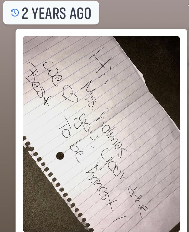 2 years ago, I had the toughest teaching assignment of my career.  I would not have made it without the support of my amazing Ss.  They stole my heart.   One of them gave me this note.  I still carry it with me.  I will always be thankful for that experience.  <a href="/Gerald_Fitzhugh/">Gerald Fitzhugh II, Ed.D. 👌🏾♦️👌🏾♦️KAY</a>