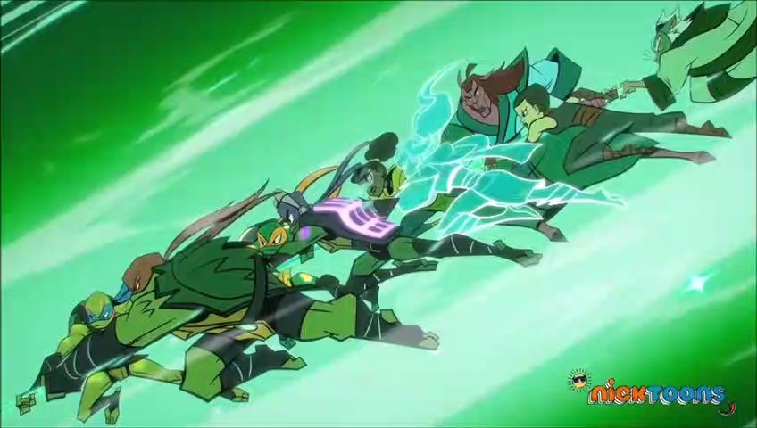 you can even see this difference in the way they fight and defeat the Shredder. Rise has them all together dealing the finally blow together, because it's a group effort vs Leo in 2012, who's comes up by himself with Shredder's head after dealing the final blow himself.