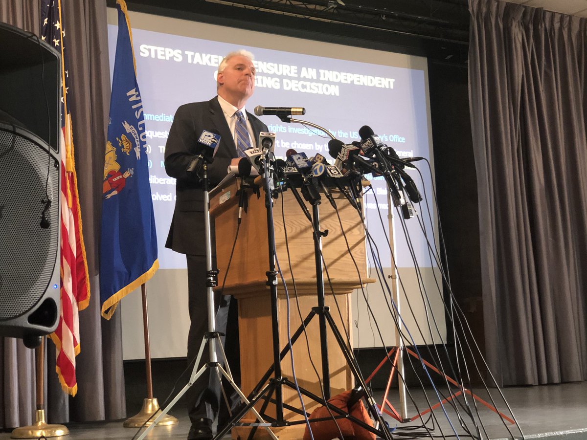 Graveley says that once he saw the video of Jacob Blake being shot he knew he would have to do the most independent investigation possible.