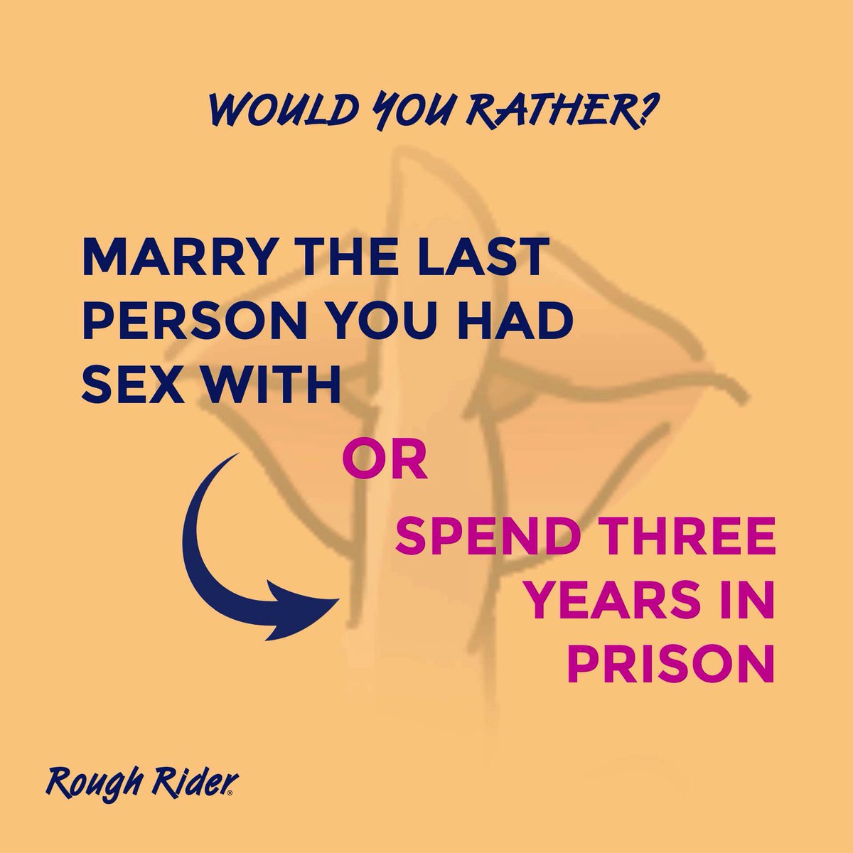 Your secret’s safe with us! 😉 

Would you rather marry the last person you had sex with OR spend three years in prison?😱