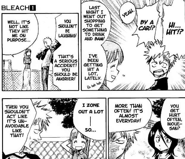 While in the manga he is really very concerned and more attentive to her.