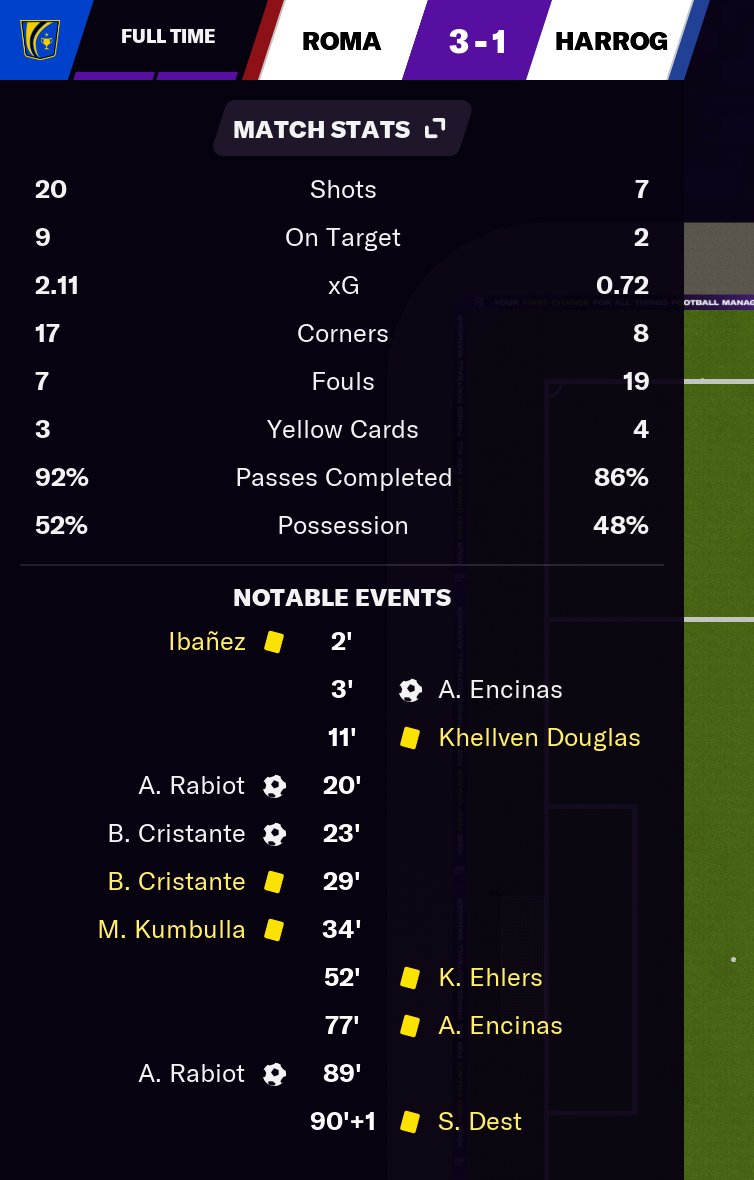 Start as we mean to go on