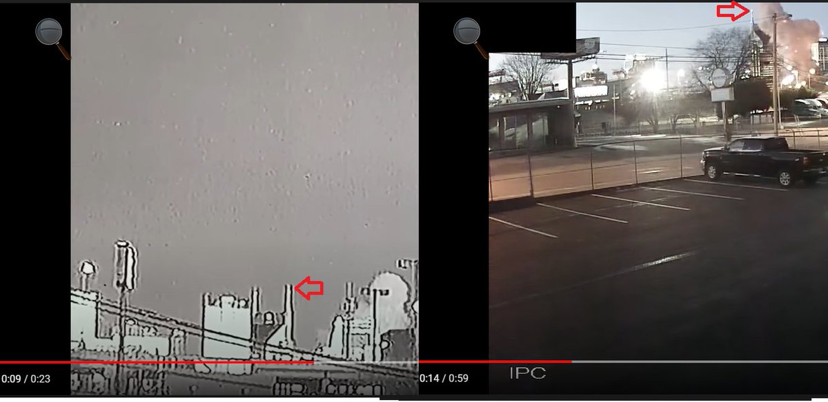 Rising mushroom cloud shape, altitude match.Note that the time marks in the lower left corner are consistent. NOT a fake.