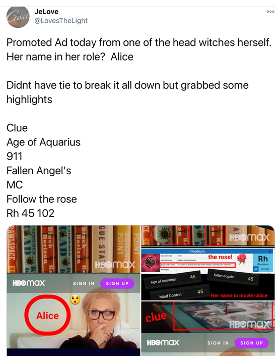 Is this the Queen bee who sent the honey?RhAlice (in Wonderland) How many Alice's are there? https://twitter.com/LovesTheLight/status/1340841254154891264?s=20