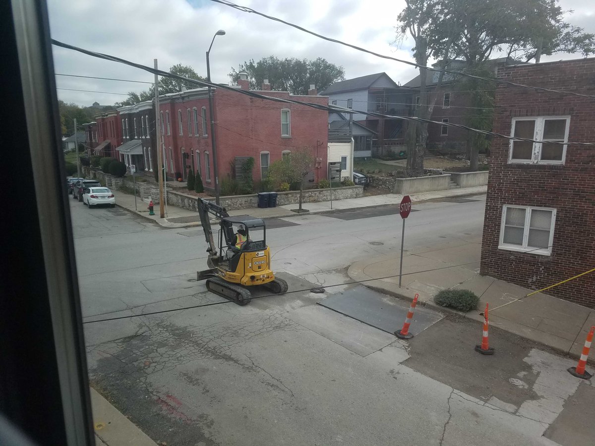 They had filled the hole a couple weeks before that in October...