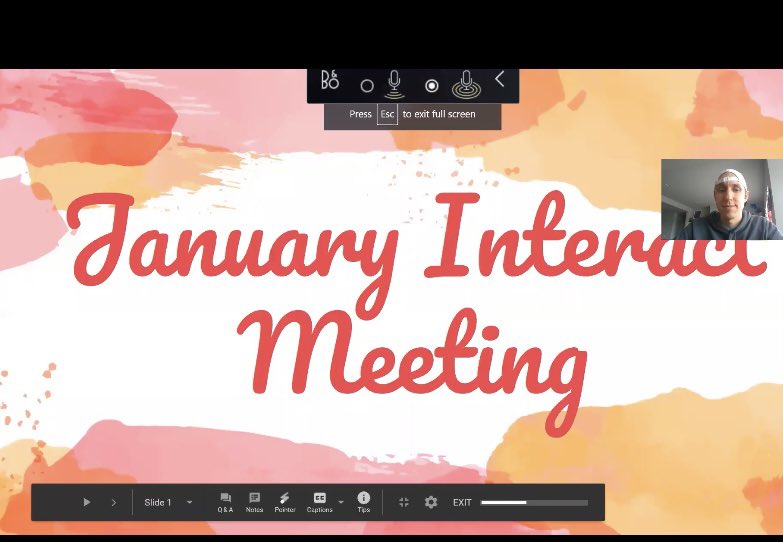January interact meeting is here! Make sure to watch the video and participate in our events!
