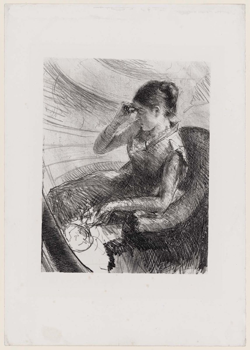 3/ Degas was a voracious collector. His success as an artist allowed him to buy the works of his contemporaries like Cassatt, Millet, Gauguin, Cezanne, and others. El Greco was one of the few Old Masters he sought out.