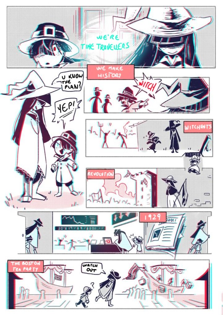 itsLallelol's tweet photo. Original Story - Time Travellers ⏱

Comic for a national contest :-)
Pardon the lettering, I did them on phone
#ocs #original #originalcharacter https://t.co/yUI3LTGBqh