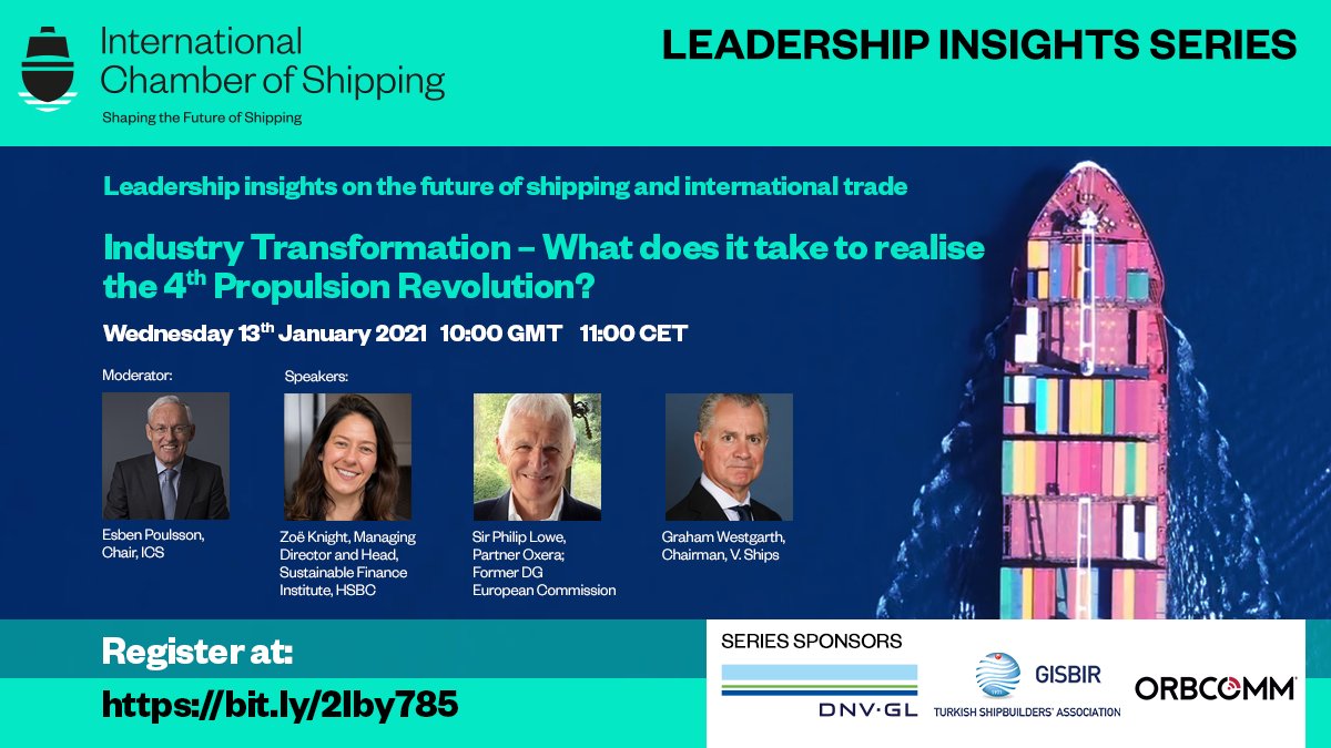 Transition is on the agenda for our 1st Leadership Insight event of 2021. 

Join us on Wednesday, 13 January at 10.00GMT when we identify just what it takes to transform an industry to meet the challenges of a carbon constrained world. 

Register here bit.ly/2Iby785