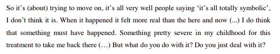 Participant in a psilocybin study had a vivid, distressing experience of mom trying to smother him as a baby. Did it actually happen, years ago? Often there's no way to find out for sure. What do you do with that?Sounds like there was some reframing during integration: