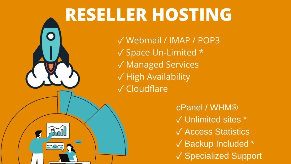 golaunche's tweet image. Reseller Hosting 
✓ cPanel / WHM®
✓ Unlimited sites *
✓ Access Statistics
✓ Backup Included *
✓ Specialized Support
#hostinghacks #SharedHosting #goalunche #hosting2021