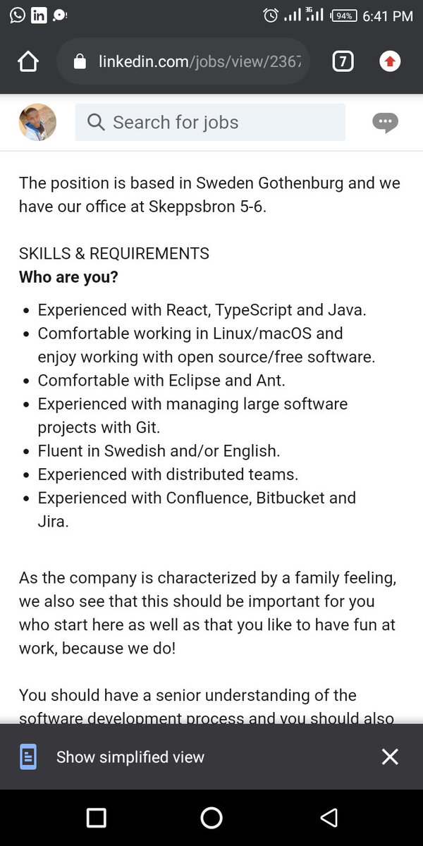 abdul_akano's tweet image. This is a job requirement, I think this should help in planning for your 2021 road map #100xcode #CodeNewbies @Codecademy