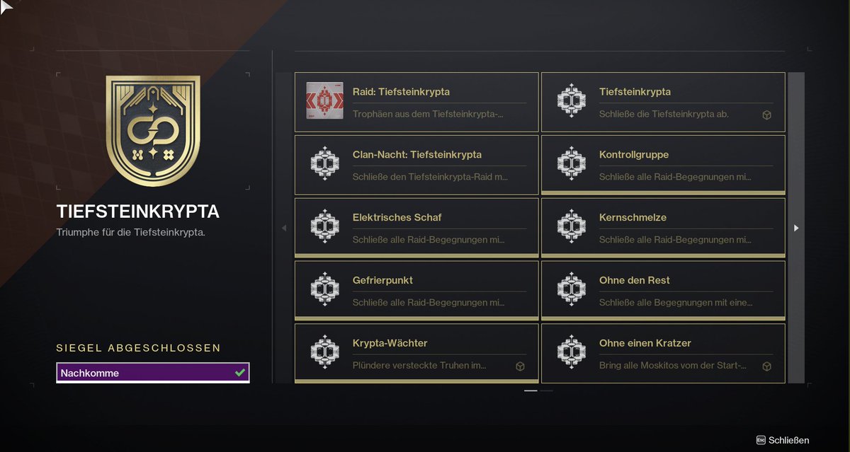 BeatDAN1's tweet image. Passend zur letzten Challenge ENDLICH den Exo Rocket Launcher gedroppt bekommen. So, Raid ist fertig, nächste season kann kommen &amp;lt;3 GG Unity. #DeepStoneCrypt #BeyondLight #Bungie #Destiny2
