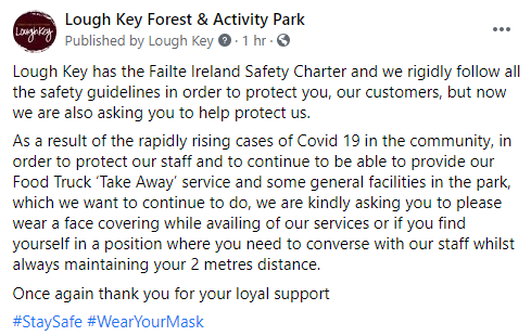 loughkeyforestp's tweet photo. #StaySafe #WearYourMask https://t.co/QaJAad0aT8
