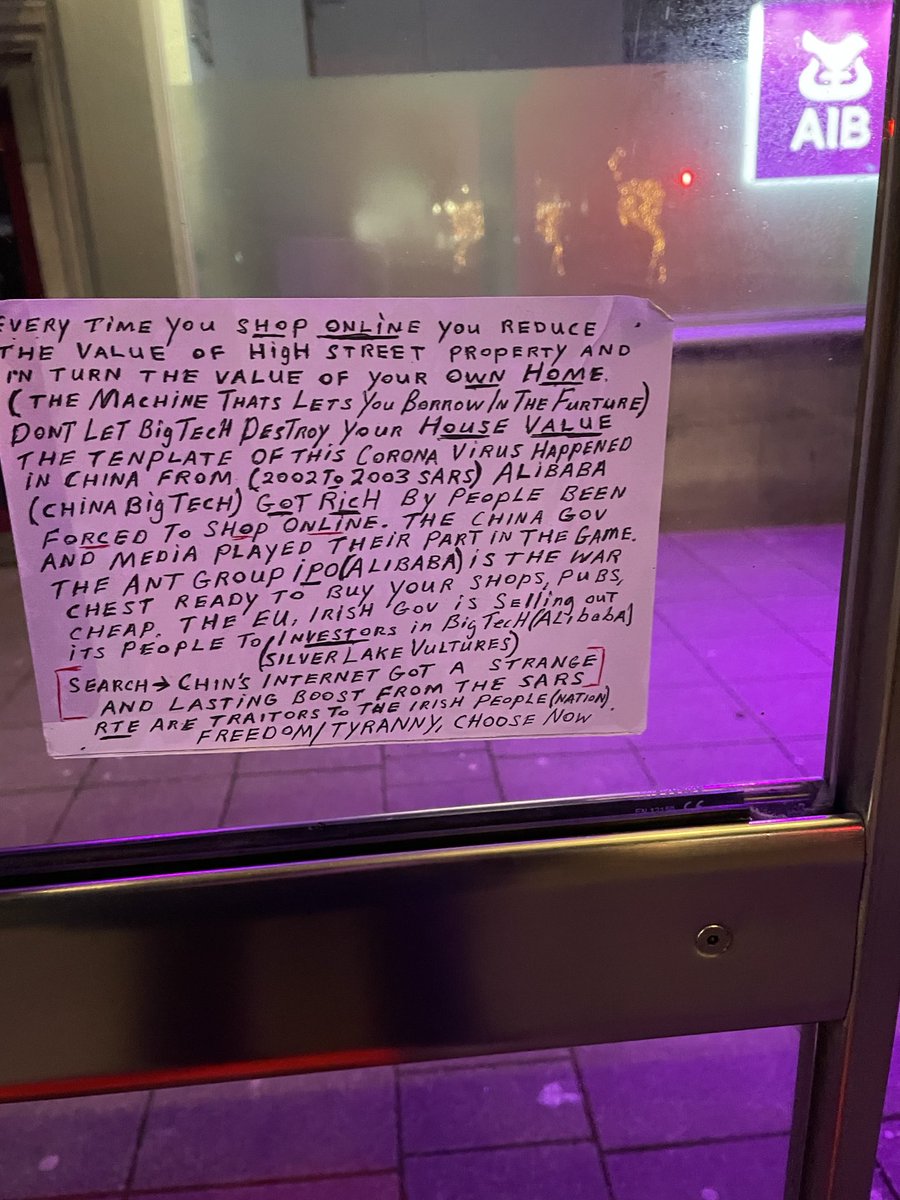 This note on the bus stop got my attention at first but sadly went off-piste #covidcon #LifeGoesOn