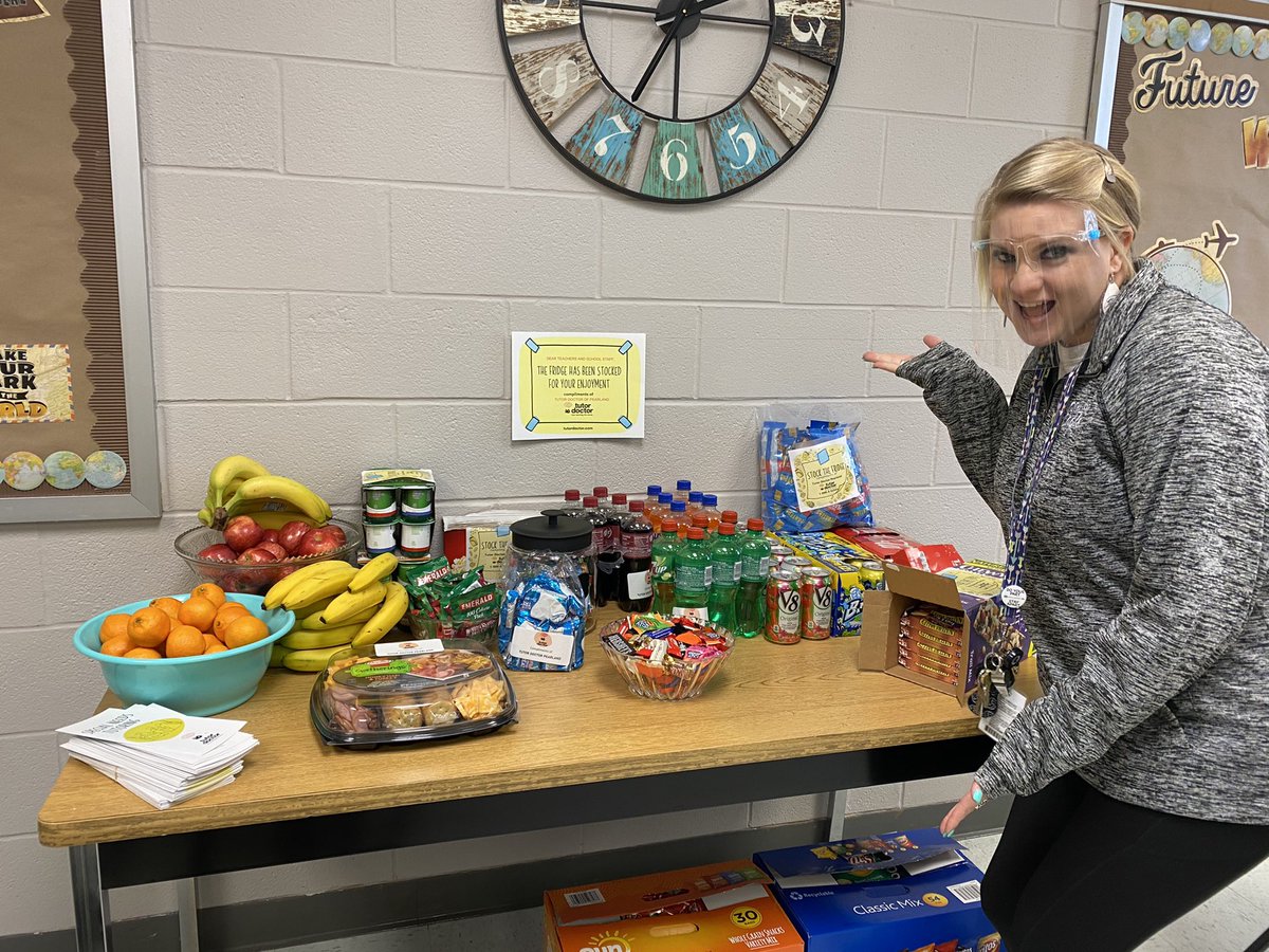 We won Stock the Fridge contest! Thank you <a href="/tutordoctor/">Tutor Doctor</a> Pearland!