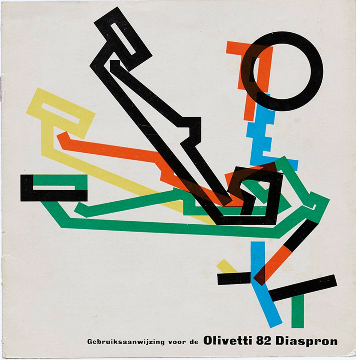 From 1958, another ad designed by Giovanni Pintori, for the Olivetti Diaspron.  #wardsmorguefile