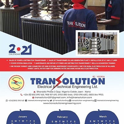 TransolutionEng's tweet image. Transolution 2021 calender