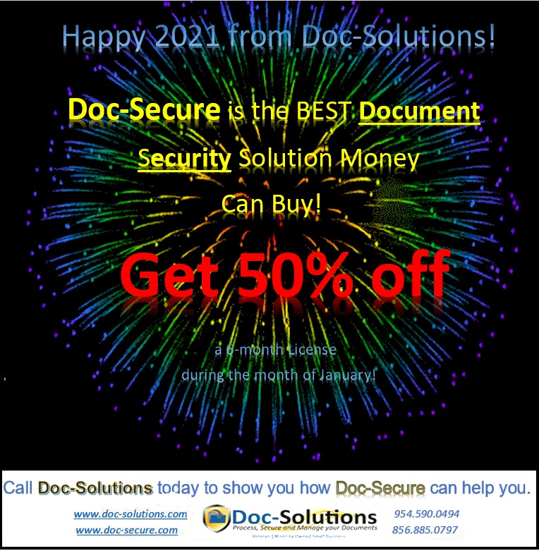 DocSolutions_'s tweet image. - limited time only - Document Security - 50% off - 
Most overlooked area in your business for theft is Documents... Protect them now !