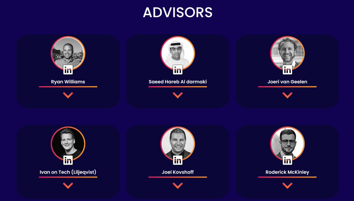 6: TEAM led by  @kyle_chasse Advisors include the legendary  @GarlamWON