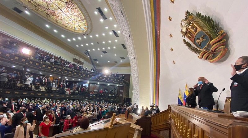 #5Ene.   Felicitamos la decisión de la #NuevaAsambleNacional en designar a Jorge Rodríguez como Presidente, Iris Varela 1era Vicepdta y Didalco Bolivar 2do Vicepdte, han llegado mejores tiempos para el país.    #ANEsPueblo     #NuevaAsambleaNacional