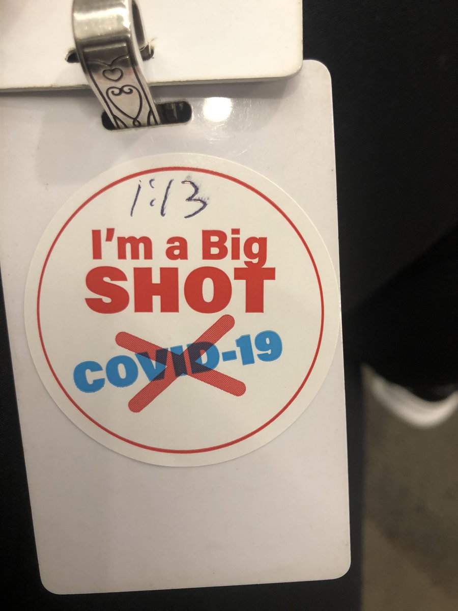 Getting my Covid 19 vaccine today. Doing my part to stop the pandemic!!!#FLC #Borostrong
