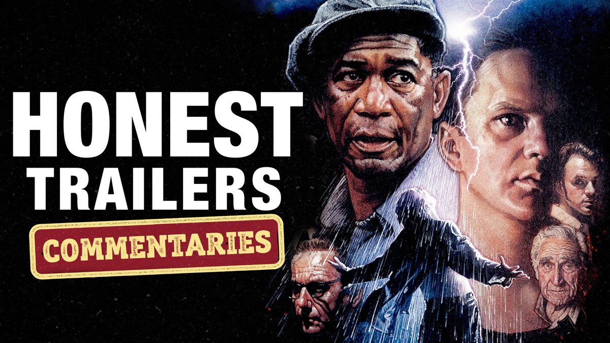 screenjunkies's tweet photo. Honest Trailers is no fairy tale world... LIVE at 11am PT!
#HonestTrailerCommentaries #TheShawshankRedemption
➡️ https://t.co/NqQ6ggQKRr
w/ @Lons @SpencerJGilbert @joestarr187 https://t.co/h8sqhd3FD4