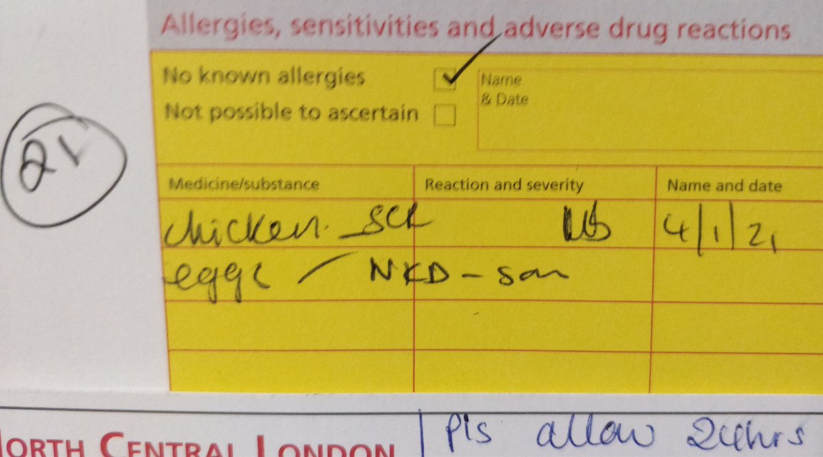 But which allergy came first?!